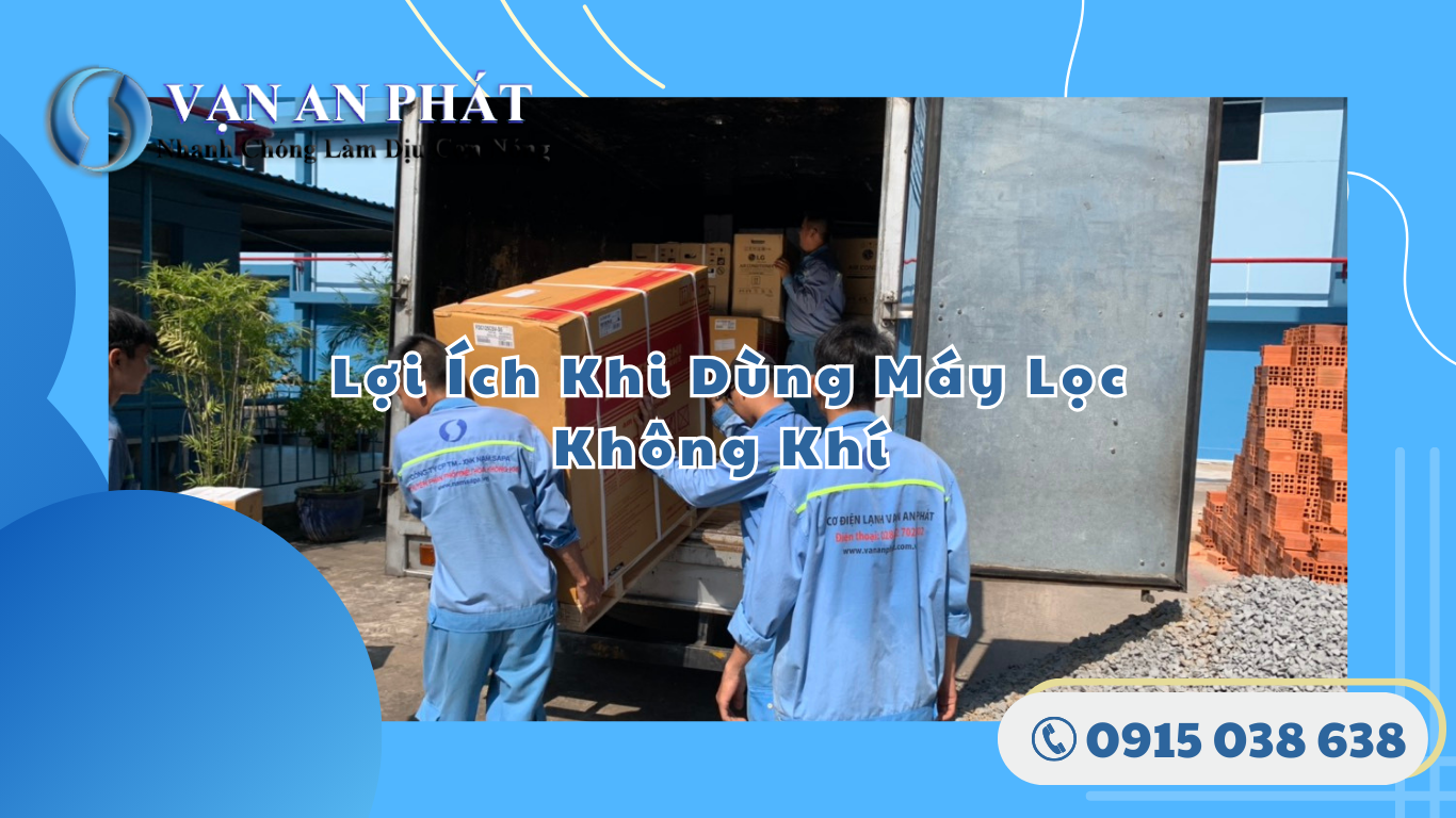 Lợi ích khi dùng máy lọc không khí