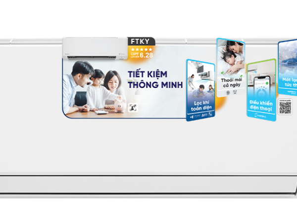 Điều Hòa Inverter 1.5 HP FTKY35ZVMV - Model 2025