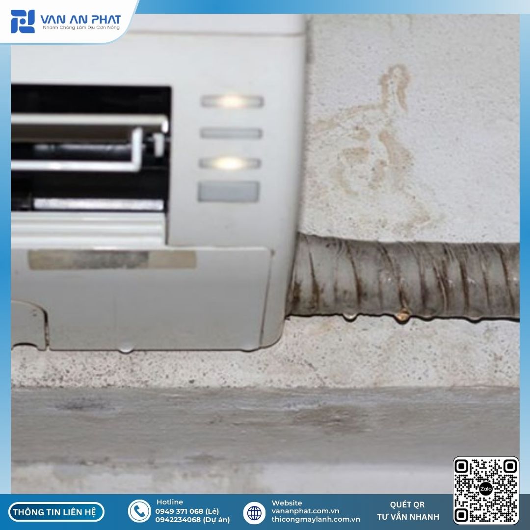 máy lạnh bị chảy nước phải làm sao